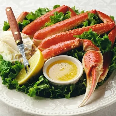 Jumbo Bairdi Snow Crab prepared