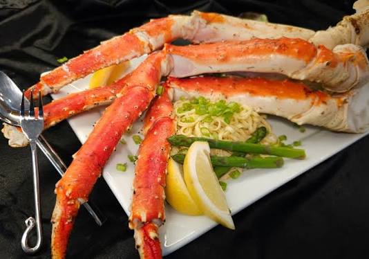 Super Colossal King Crab Legs prepared
